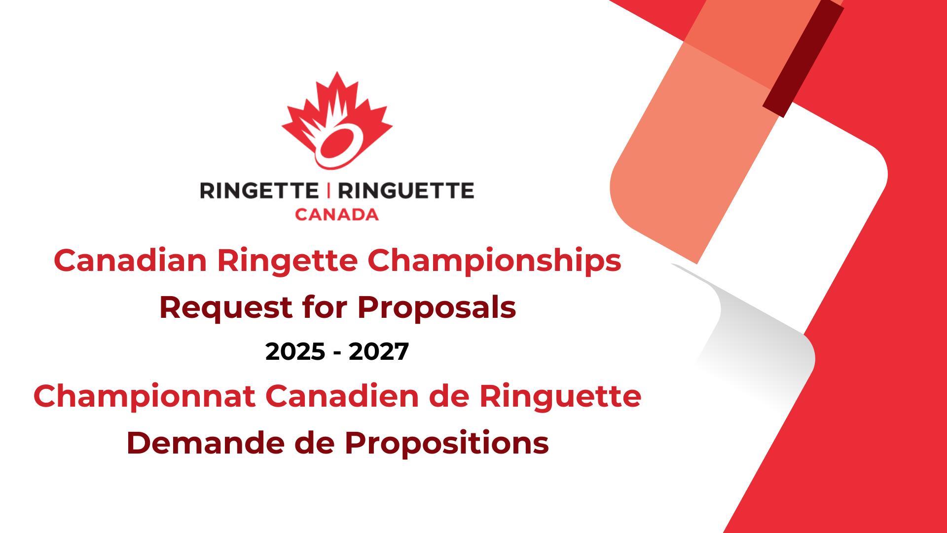 Host the 20252027 CRCs! Ringette Canada